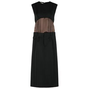 Marni Black Virgin Wool Dress Women
